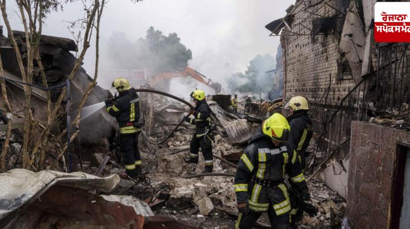 Russia fires more missiles at Kyiv, drones fire; at least 10 people injured