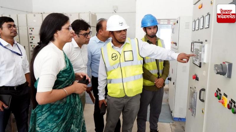 Joint Secretary Gurneet Tej along with a delegation visited water resources 