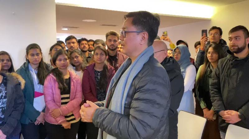 Won't leave till last Indian is evacuated from Ukraine: Kiren Rijiju