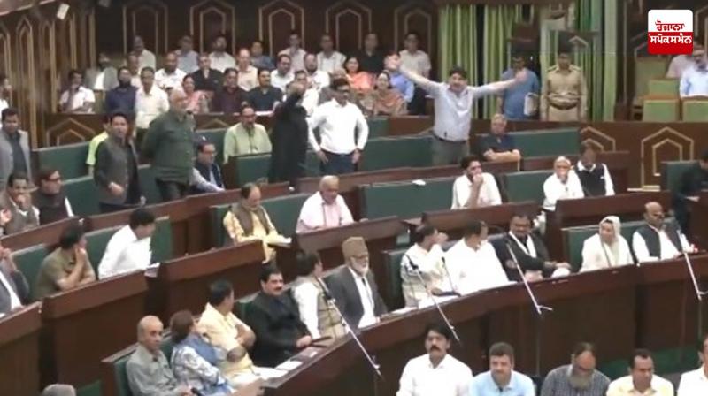 Jammu and Kashmir Assembly adjourned for 15 minutes after uproar over Waqf Act