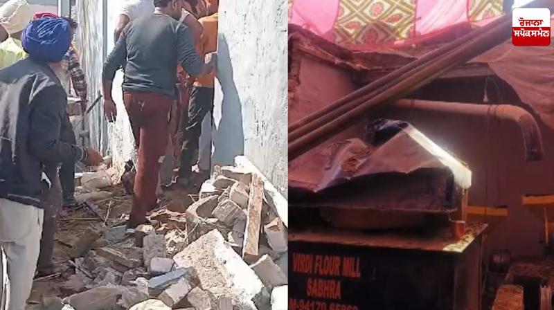 Horrific accident in village Sabra, roof collapses during a prayer held at home, 2 dead, many injured