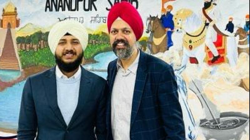Canadian MP Iqwinder Singh Gaheer meets UK MP Tanmanjeet Singh Dhesi