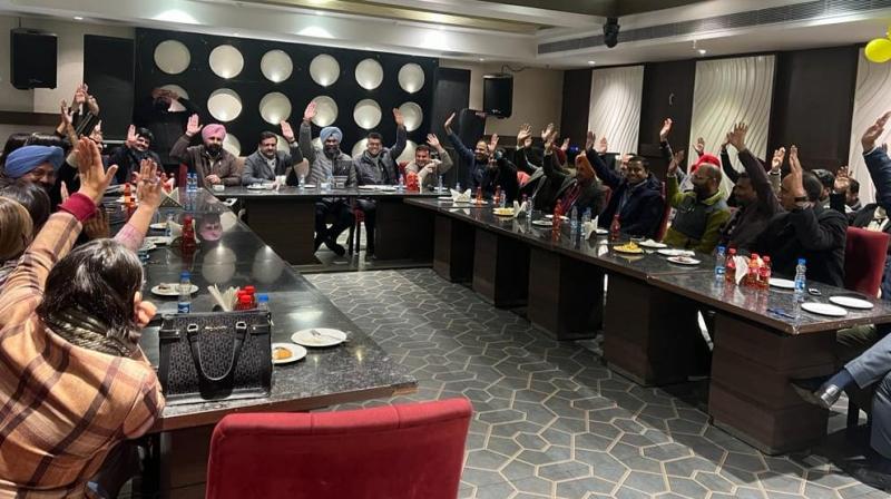 Punjab PCS Association in support of RTA Narinder Singh