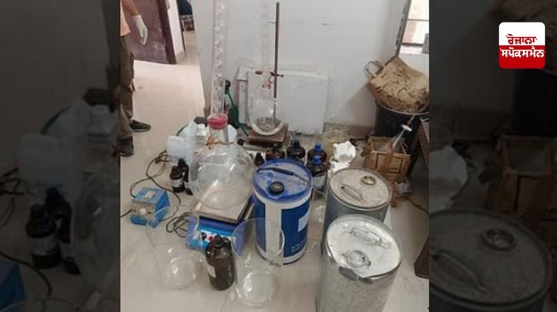 ਰਾਜਸਥਾਨ 'ਚ NCB ਨੇ ਸ਼੍ਰੀ ਗੰਗਾਨਗਰ 'ਚ ਡਰੱਗਜ਼ ਲੈਬ ਫੜੀ  ਦੋ ਵਿਗਿਆਨ ਦੇ ਅਧਿਆਪਕ ਗ੍ਰਿਫ਼ਤਾਰ