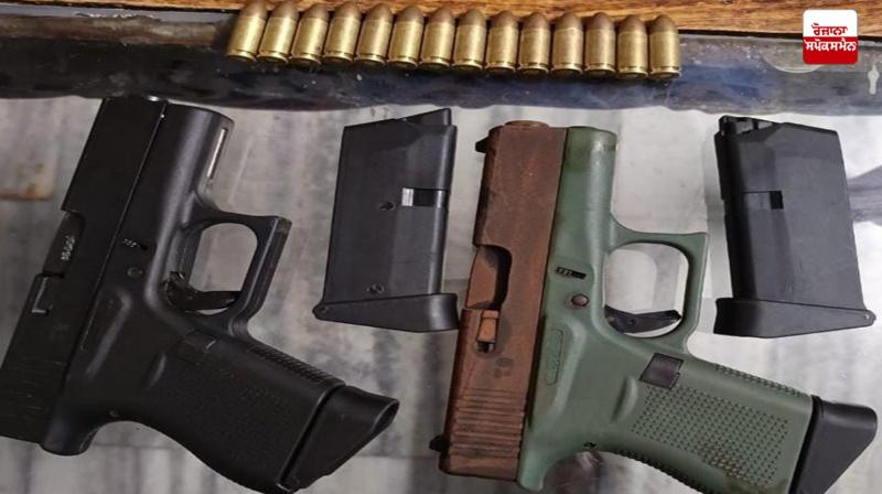 Pathankot police arrested two accused with weapons