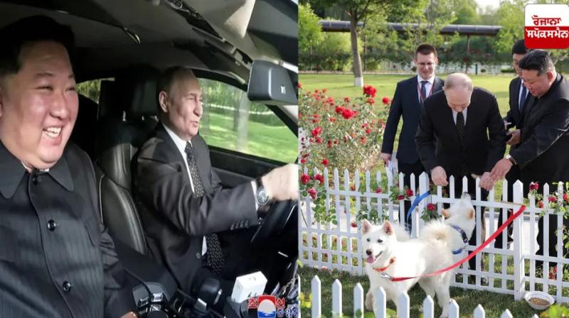 Putin Gets Two Dogs As Gift From Kim Jong Un During Visit