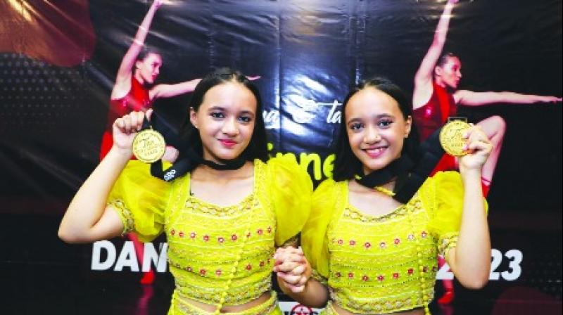 Twin sisters shine Tricity's name in international dance competition