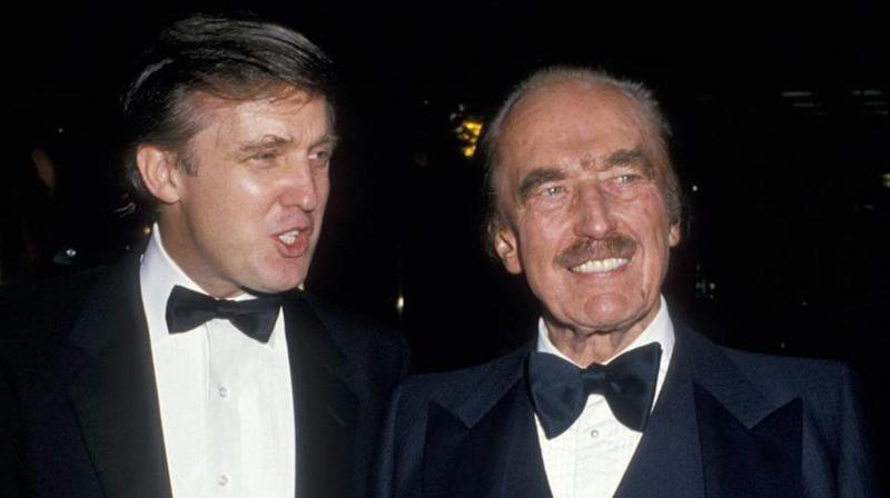 Donald trump and his father Fred Trump
