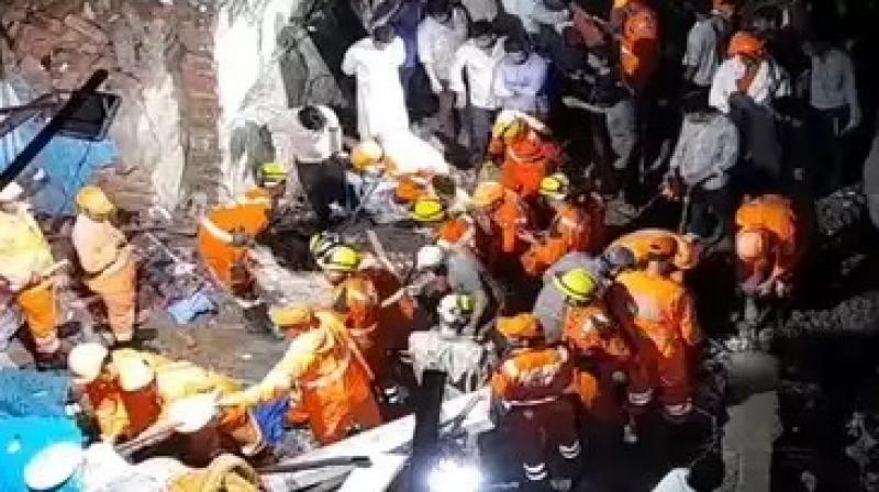 Meerut Building Collapse: Three storied building collapsed, 9 family members died, many injured