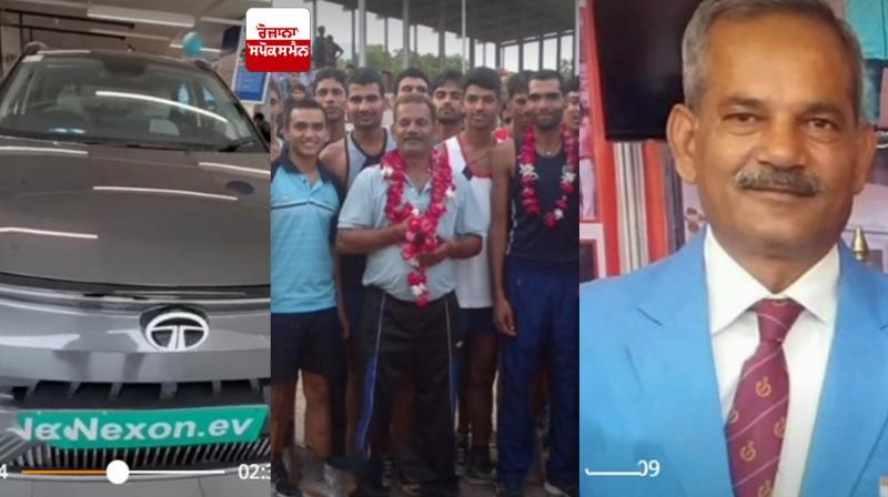 Coach Sabal Pratap Singh gifted SUV car on retirement