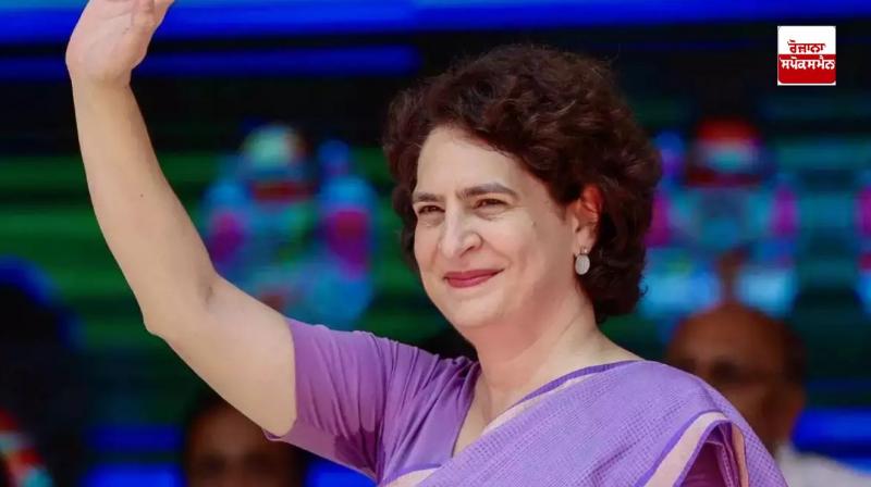 In Kerala's Wayanad, Congress leader Priyanka Gandhi 1 lakh 91 thousand 77 votes ahead