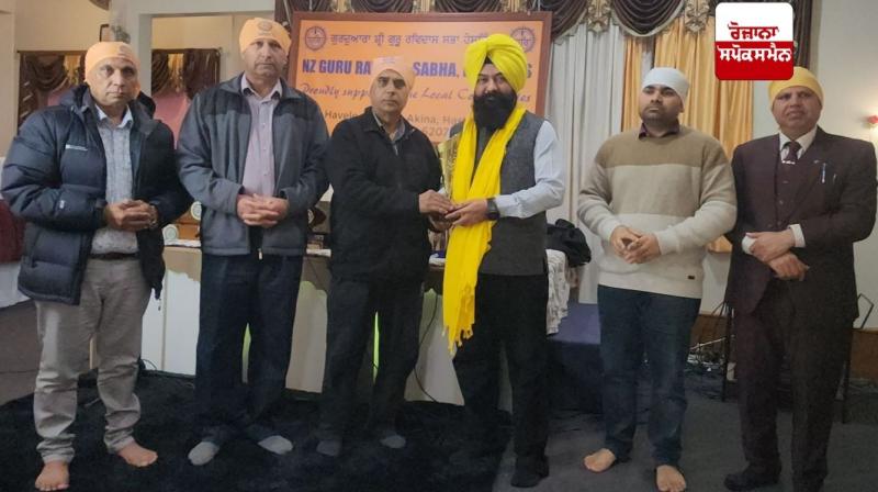 ਜਸਵੀਰ ਸਿੰਘ ਗੜ੍ਹੀ ਦਾ ਸ੍ਰੀ ਗੁਰੂ ਰਵਿਦਾਸ ਟੈਂਪਲ ਹੇਸਟਿੰਗ ਨਿਊਜ਼ੀਲੈਂਡ ਦੀ ਪ੍ਰਬੰਧਕੀ ਕਮੇਟੀ ਵਲੋਂ ਸਨਮਾਨ