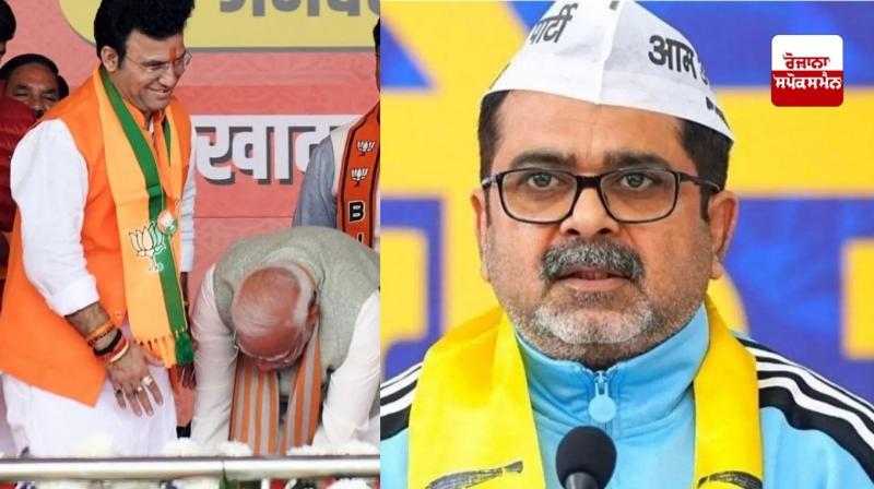 ਨੂੰ ਹਰਾਉਣ ਲਈ ਪ੍ਰਧਾਨ ਮੰਤਰੀ ਨੂੰ ਮੇਰੇ ਵਿਰੋਧੀ ਦੇ ਪੈਰ ਛੂਹਣੇ ਪਏ: ਅਵਧ ਓਝਾ