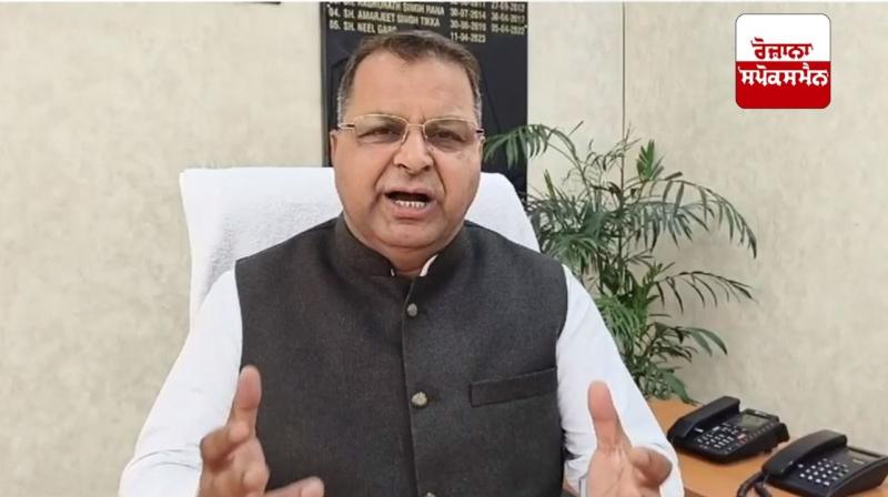 ‘ਆਪ’ ਦੇ ਸੀਨੀਅਰ ਬੁਲਾਰੇ ਨੀਲ ਗਰਗ ਗੱਲਬਾਤ ਕਰਦੇ ਹੋਏ 