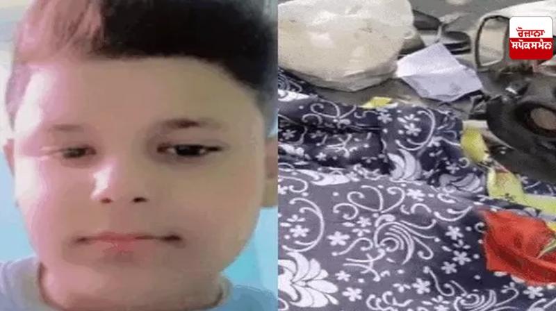 Parents' only minor son died in a road accident