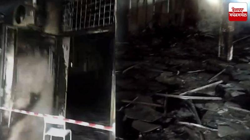 ਅੱਗ ਲੱਗਣ ਦੀ ਤਸਵੀਰ 