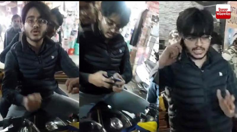 The young man was charged for violating the rules in Delhi 