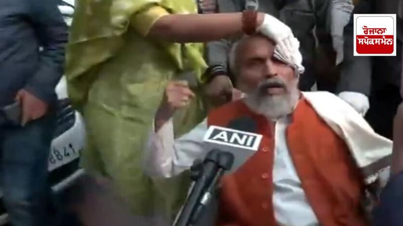 BJP MP Sarangi: BJP MP Sarangi's big allegation, 'Rahul Gandhi pushed me in Parliament, due to which I got injured on my head'