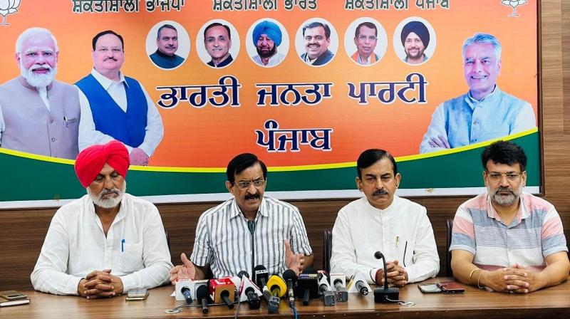 Due to non-purchase of paddy, BJP targeted the Punjab government