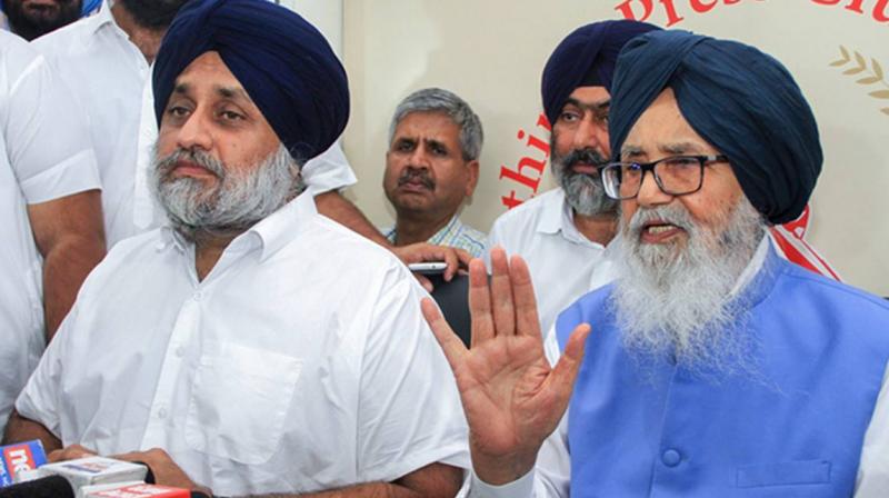 Sukhbir Badal and Parkash Singh Badal
