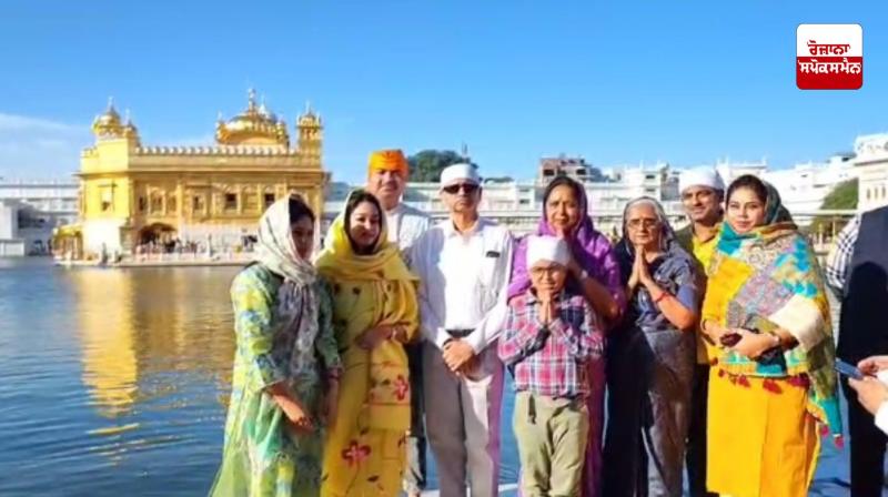 Supreme Court Judges Justice Sahi and Justice Daya Chaudhary paid obeisance at Sachkhand Sri Darbar Sahib