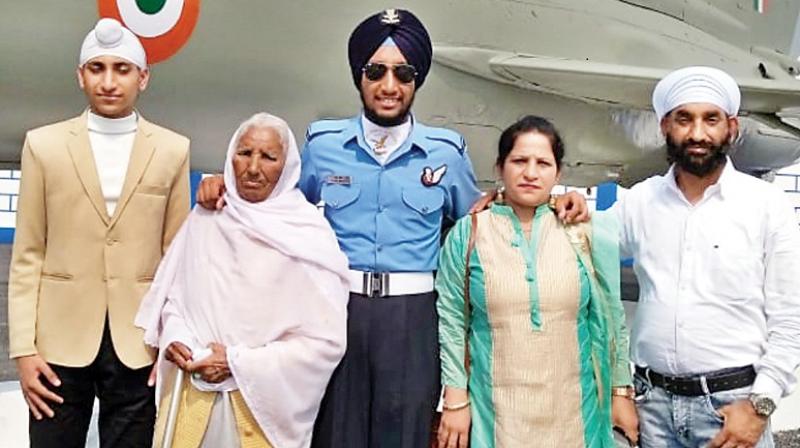 A mason's son became a flying officer in the Indian Air Force