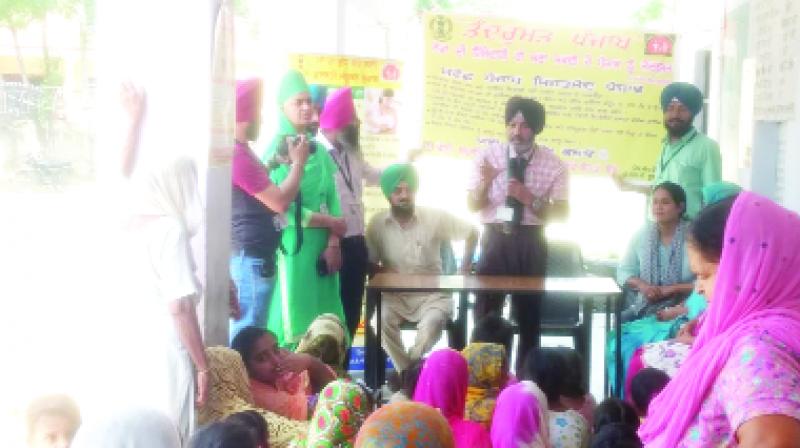 Senior Medical Officer Dr.Multani Giving Information