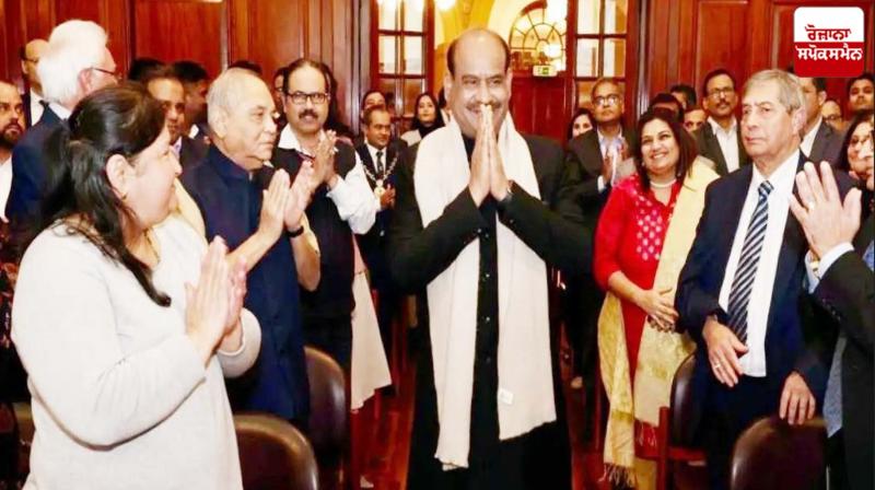 Om Birla met over 180 Indian students during London visit