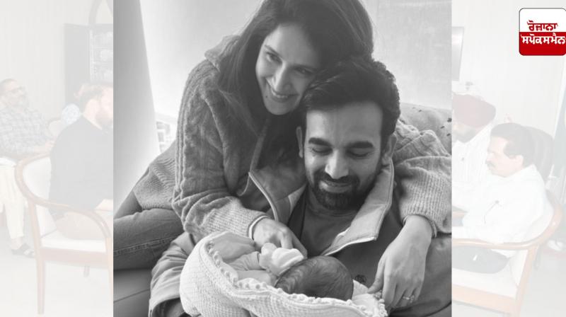 The cries of a baby echoed in Zaheer Khan and Sagarika's house.