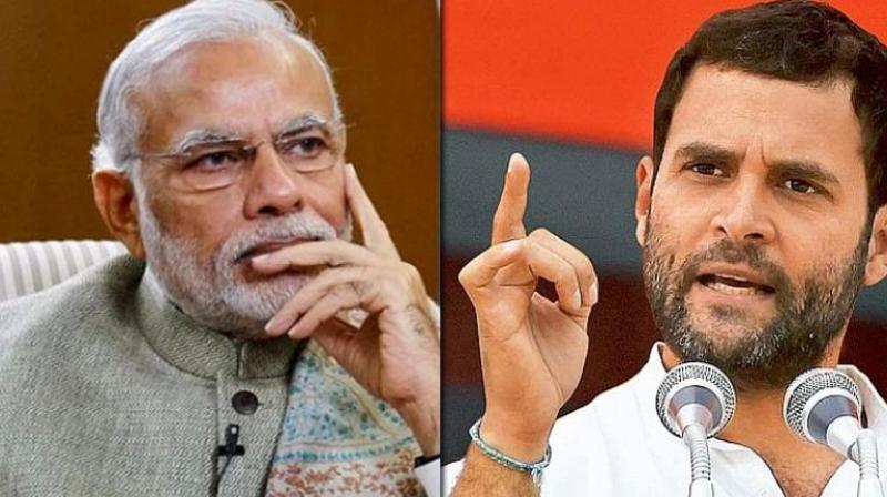 PM Modi and Rahul Gandhi