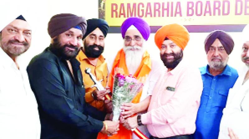 Delhi Board honoring Matharoo