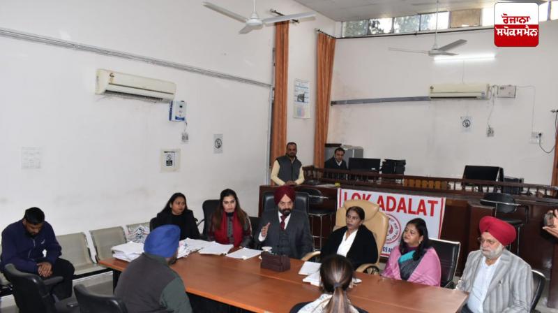 THE NATIONAL LOK ADALAT WAS ORGANIZED ACROSS THE STATE OF PUNJAB
