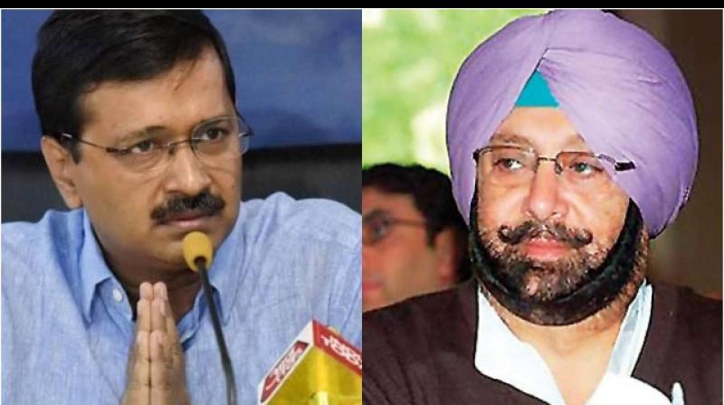 kejariwal and captian amrinder singh