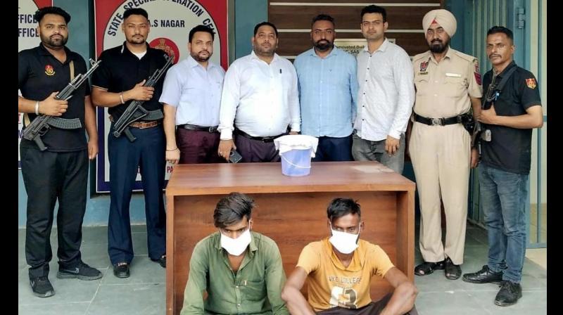 FIVE OPERATIVES OF KLF-MODULE HELD