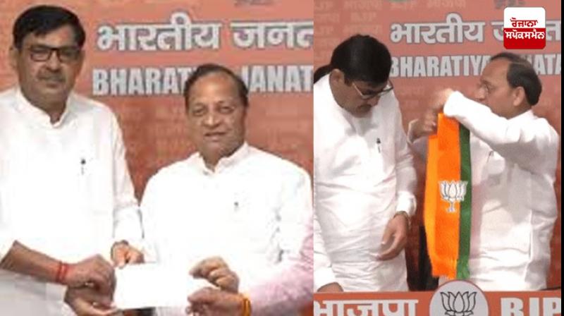 Big blow to JJP in Haryana, former ministers Devendra Babli and Sanjay Kabalana join BJP