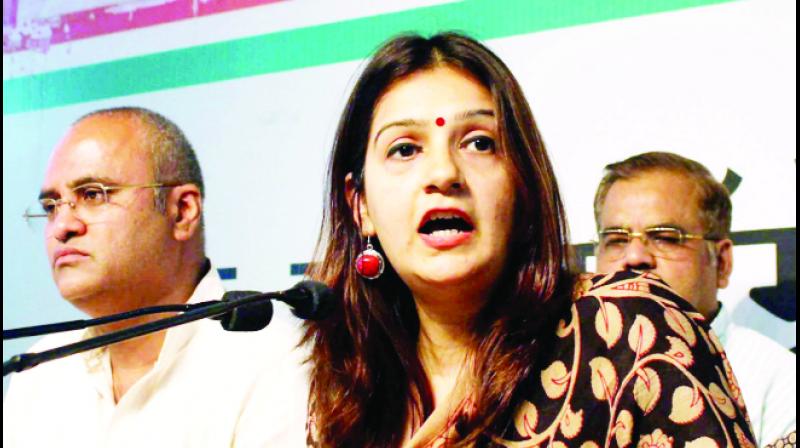 Priyanka Chaturvedi Taking to Media