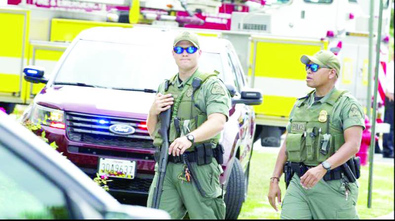 Police at crime Scene