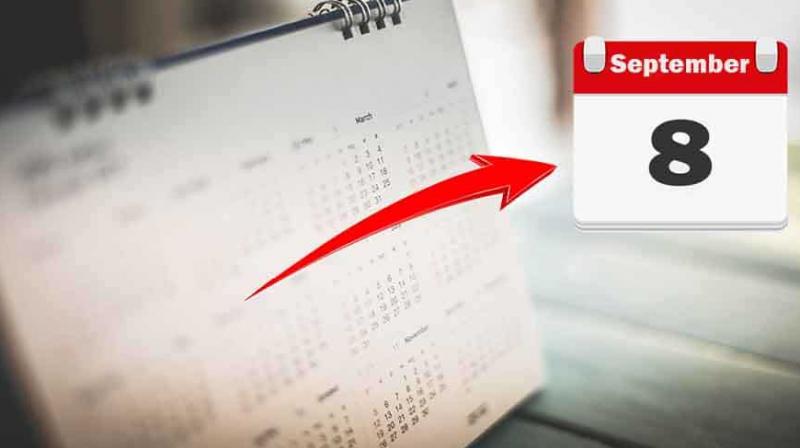 What happened on September 8 in history