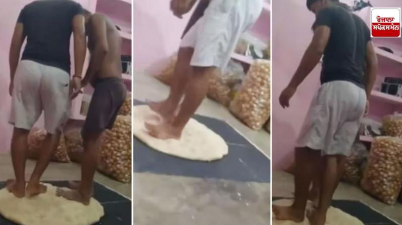 Golgappa for foodies! Dough kneaded with feet again.