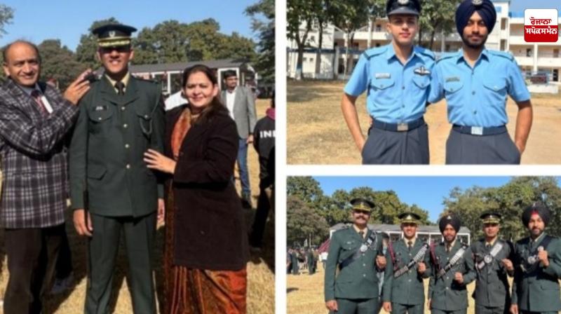 Eight young men from Punjab became commissioned officers in the Indian Army and Air Force