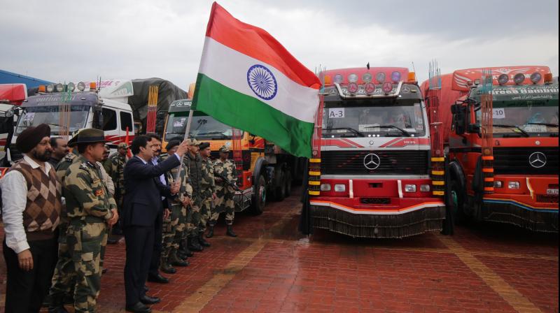 Second shipment of wheat sent by India to Afghanistan