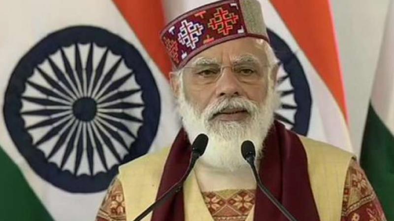 Pm Narendra Modi Speech On South Portal Of Atal Tunnel