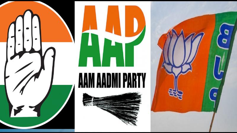 Congress, AAP, BJP