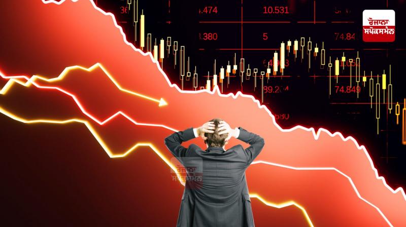 Sensex fell 2,227 points on Monday