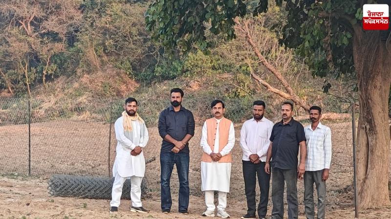 Land mafia illegally flattens mountains and forests in Mirzapur village for plotting and farm housing