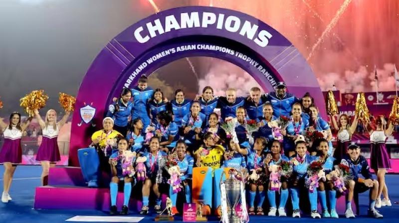  India won the Women's Asian Champions title by defeating Japan