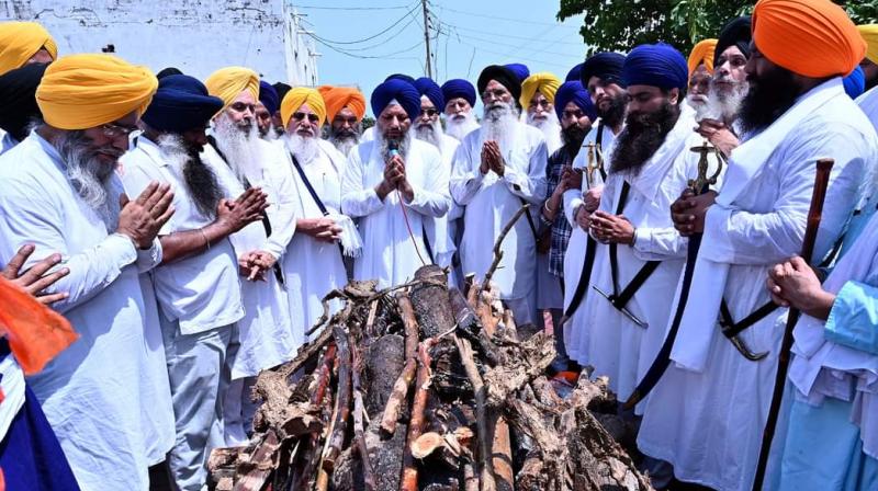 cremation of Giani Jagtar Singh