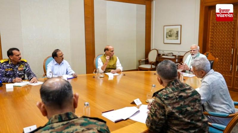 PM Modi holds high-level meeting after ceasefire News in punjabi 