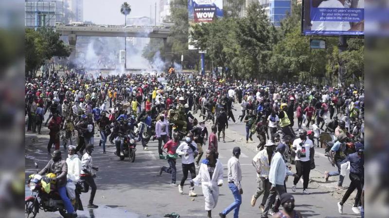 ADVISORY FOR INDIAN NATIONALS IN KENYA Protests  news in punjabi 