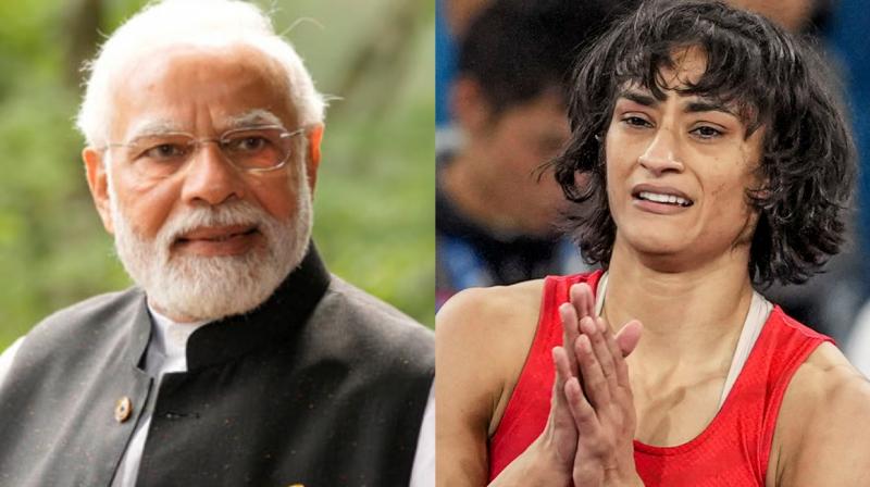 PM Narendra Modi News: PM Modi spoke on Vinesh Phogat's exit from the final, said, 'Come back strong, we are together'